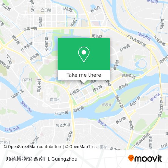 顺德博物馆-西南门 map