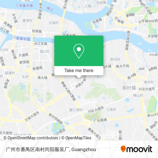 广州市番禺区南村尚阳服装厂 map