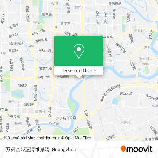 万科金域蓝湾维景湾 map
