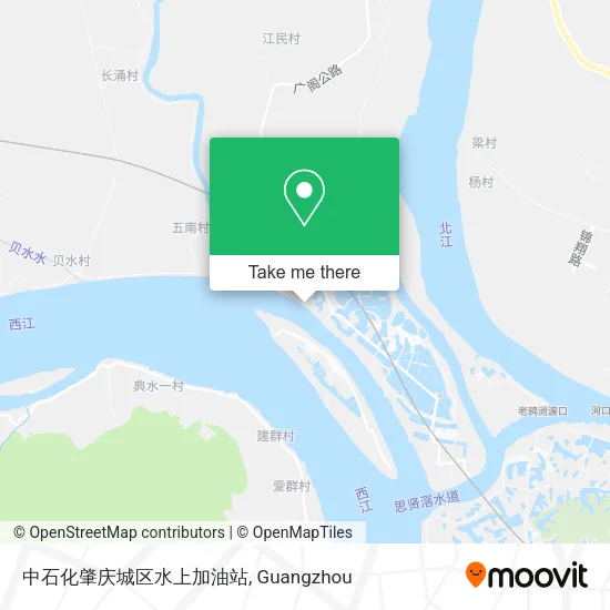 中石化肇庆城区水上加油站 map