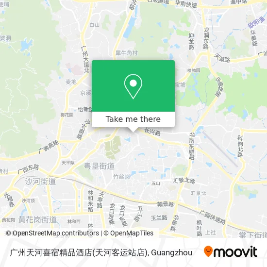 广州天河喜宿精品酒店(天河客运站店) map