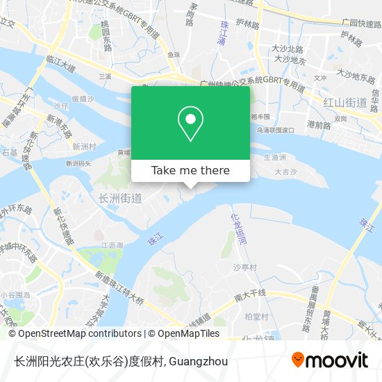 长洲阳光农庄(欢乐谷)度假村 map