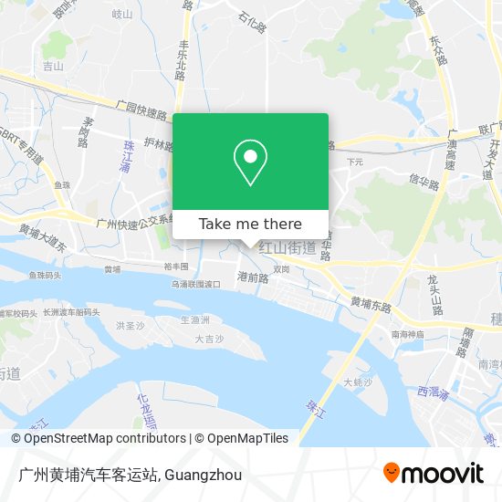 广州黄埔汽车客运站 map