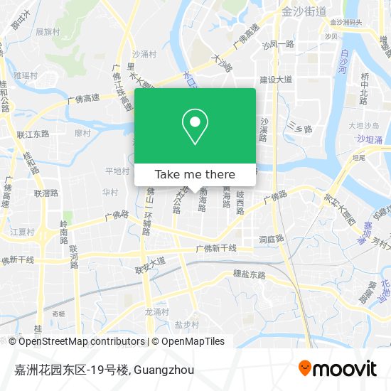 嘉洲花园东区-19号楼 map