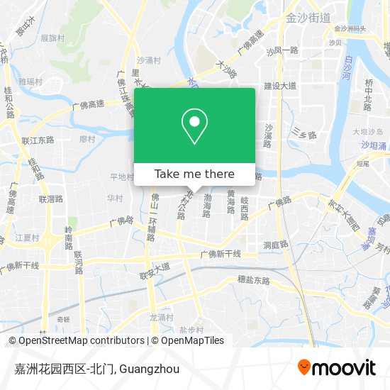 嘉洲花园西区-北门 map