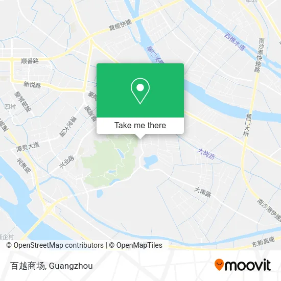 百越商场 map