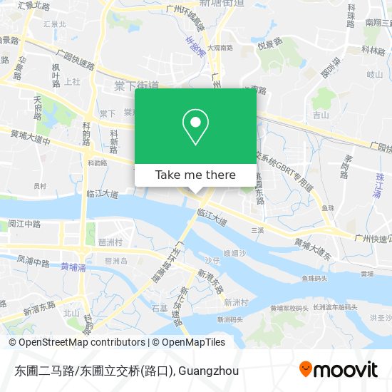 东圃二马路/东圃立交桥(路口) map