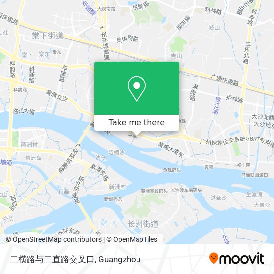 二横路与二直路交叉口 map