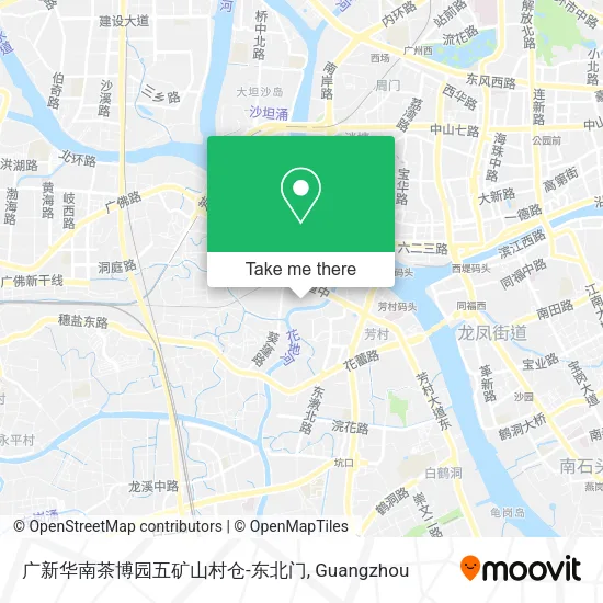 广新华南茶博园五矿山村仓-东北门 map