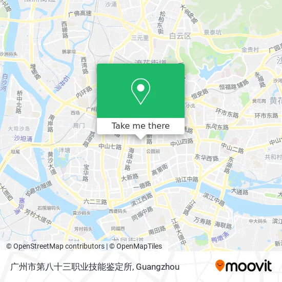 广州市第八十三职业技能鉴定所 map