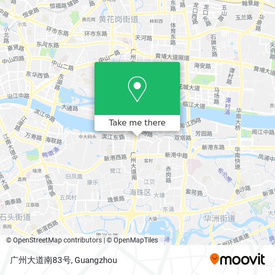 广州大道南83号 map
