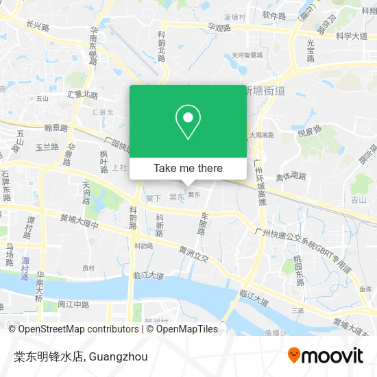 棠东明锋水店 map