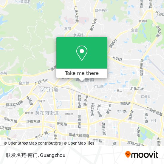 联发名苑-南门 map