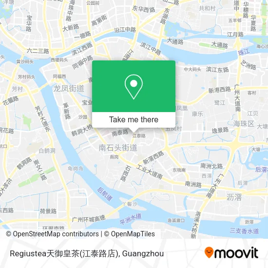 Regiustea天御皇茶(江泰路店) map