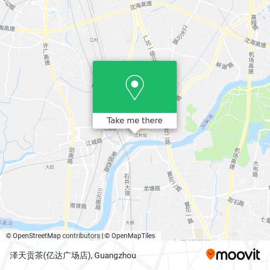 泽天贡茶(亿达广场店) map