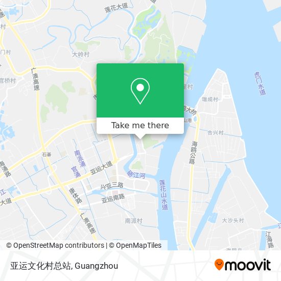 亚运文化村总站 map
