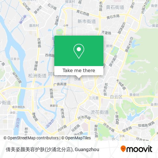 倩美姿颜美容护肤(沙涌北分店) map