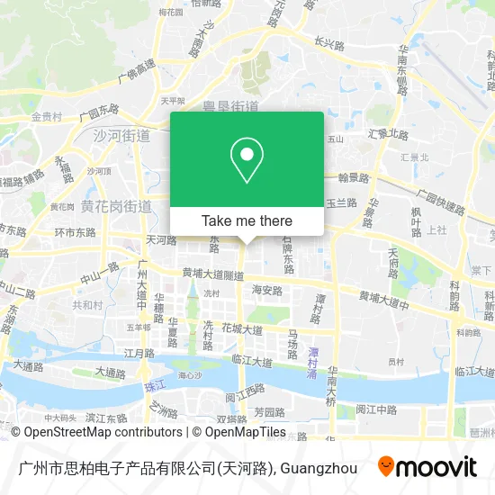 广州市思柏电子产品有限公司(天河路) map