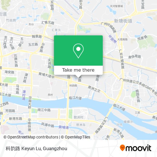 科韵路 Keyun Lu map