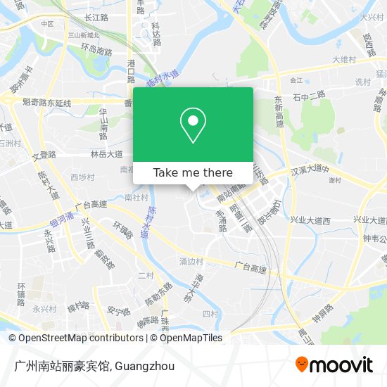 广州南站丽豪宾馆 map