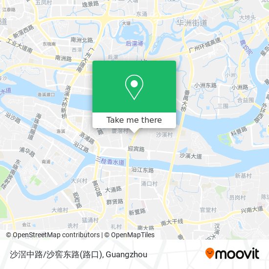 沙滘中路/沙窖东路(路口) map