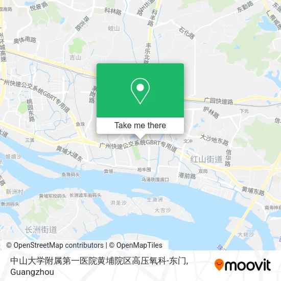 中山大学附属第一医院黄埔院区高压氧科-东门 map