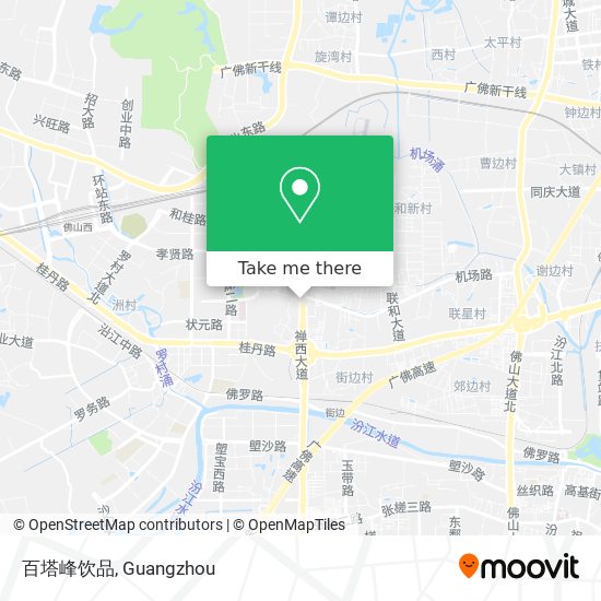 百塔峰饮品 map