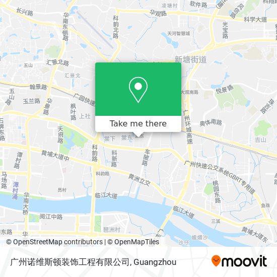 广州诺维斯顿装饰工程有限公司 map