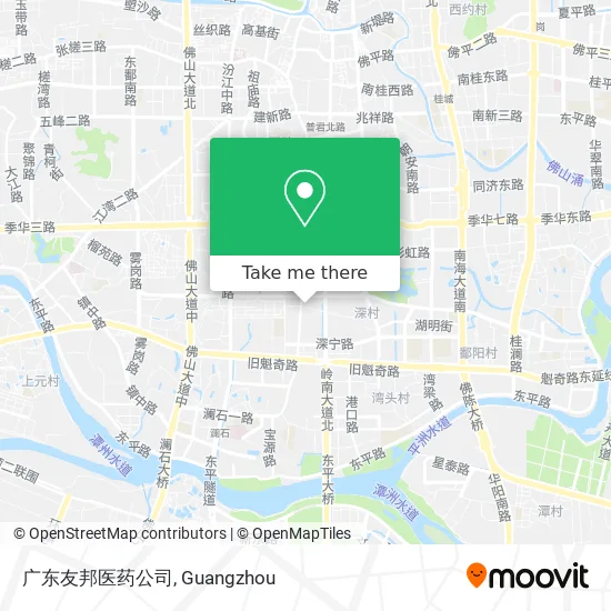 广东友邦医药公司 map