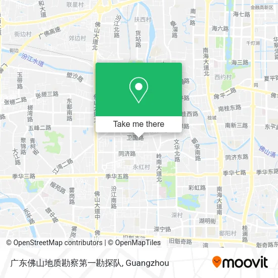 广东佛山地质勘察第一勘探队 map