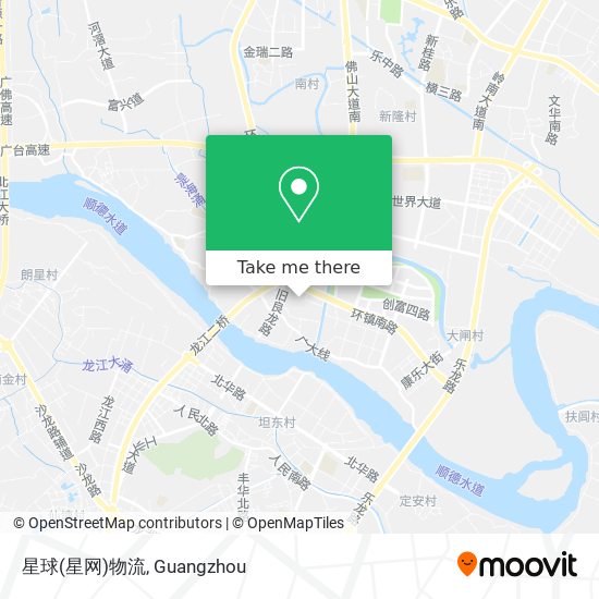 星球(星网)物流 map