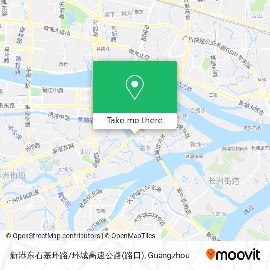新港东石基环路/环城高速公路(路口) map