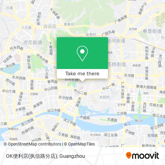 OK便利店(执信路分店) map