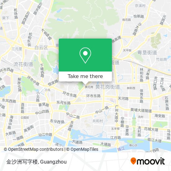 金沙洲写字楼 map