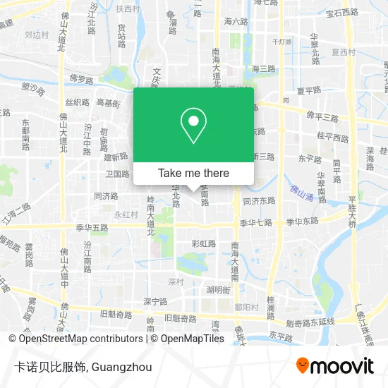 卡诺贝比服饰 map