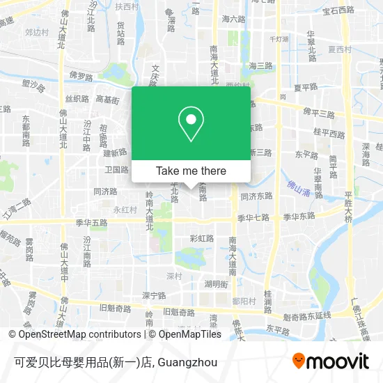 可爱贝比母婴用品(新一)店 map