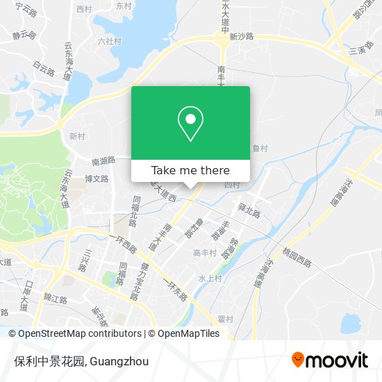 保利中景花园 map