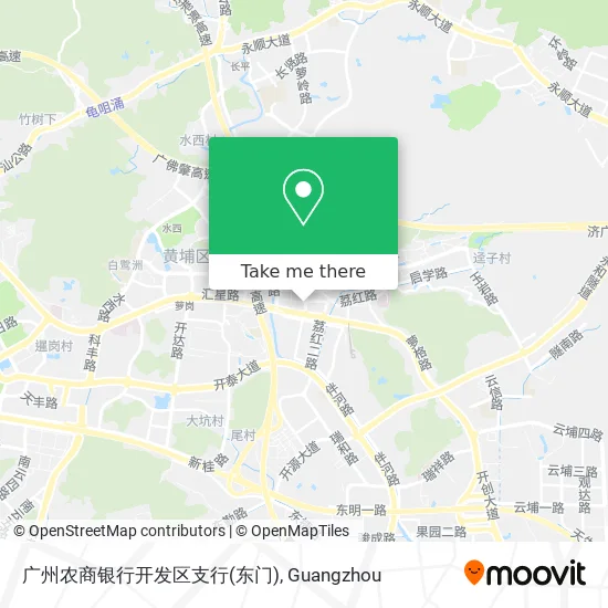 广州农商银行开发区支行(东门) map
