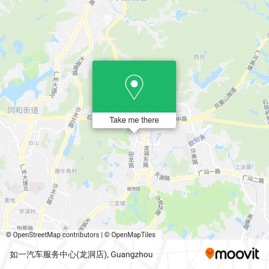 如一汽车服务中心(龙洞店) map