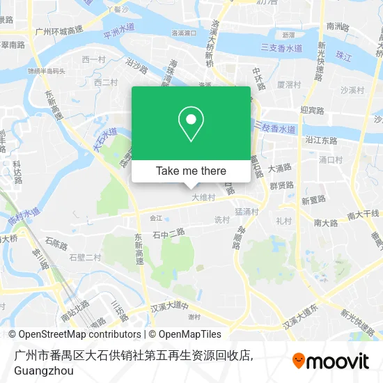 广州市番禺区大石供销社第五再生资源回收店 map