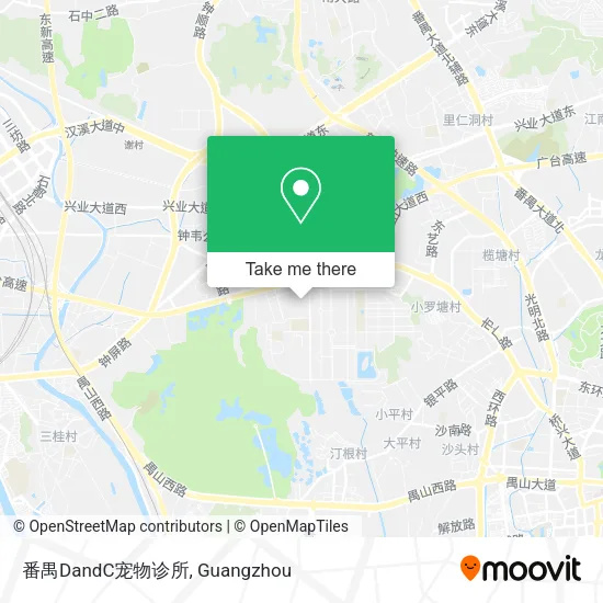 番禺DandC宠物诊所 map