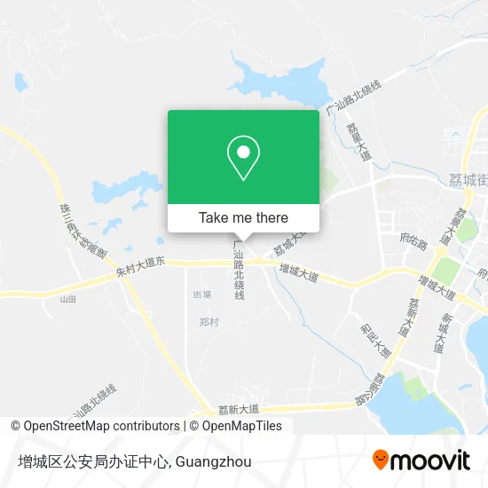 增城区公安局办证中心 map