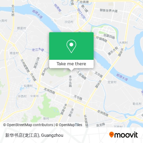 新华书店(龙江店) map