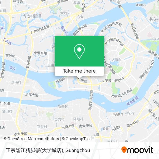 正宗隆江猪脚饭(大学城店) map