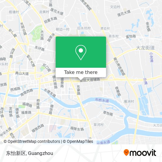 东怡新区 map