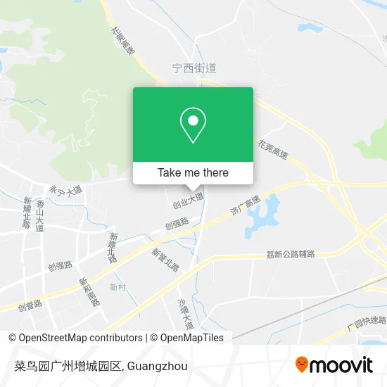 菜鸟园广州增城园区 map