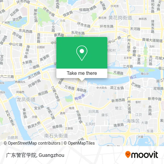 广东警官学院 map