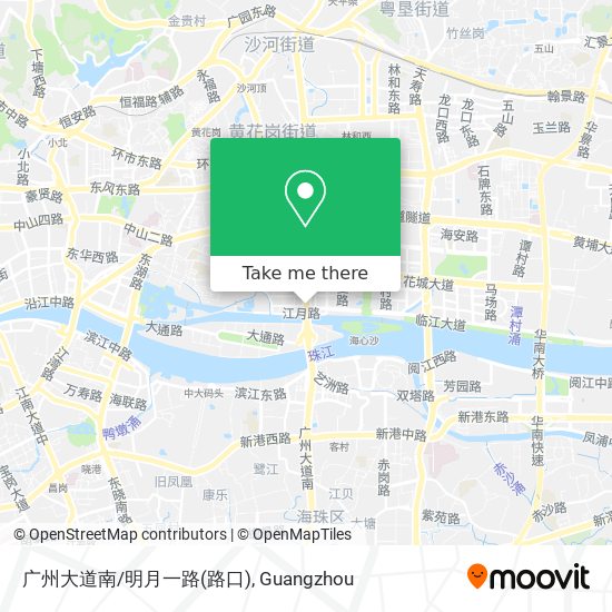 广州大道南/明月一路(路口) map