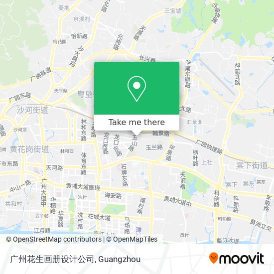 广州花生画册设计公司 map