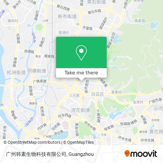 广州韩素生物科技有限公司 map